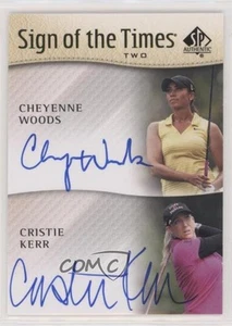2014 SP Authentic Cheyenne Woods Cristie Kerr #ST2-KW Rookie Auto RC - Picture 1 of 3
