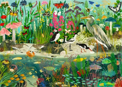 Above and Below (1050 Piece Wooden Jigsaw Puzzle) - Image 1 of 4