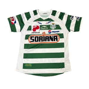 Atletica Club Santos Laguna  Home Futbol Jersey Mens Size Large Rare - Picture 1 of 11