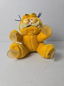 Vintage Garfield Suction Cup Plush Toy Window Clinger Collectible Cat  - Picture 1 of 7