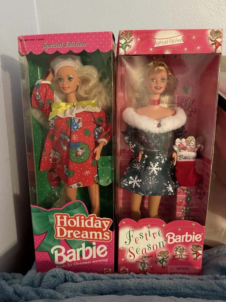 Barbie y sueños navideños Mattel 1997 temporada festiva Barbie nueva Foto 1 de 1