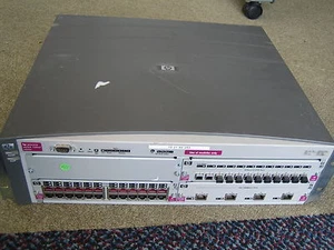 HP ProCurve 5304XL J4850A Modular 4 Slot Chassis Switch + J4820B J4821B J4852A * - Photo 1/1