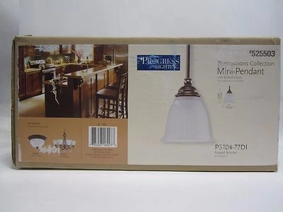 Progress Lighting Renovations Collection 1-Light Forged Bronze Mini Pendant - Image 1 of 3