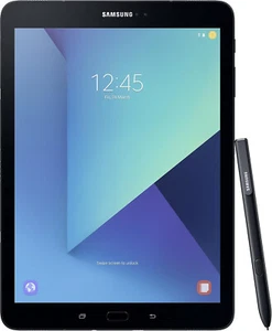 Samsung Galaxy Tab S3 (9,7 Zoll, Wi-Fi + Handy, 32GB) Schwarz (Recond.) 2017 - Bild 1 von 7