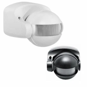 Bewegungsmelder Infrarot 180 Grad IP44 f Außen LED Haus Hof Sensor IR Aussen - Bild 1 von 4
