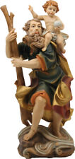 Heiligenfigur Heiliger Christophorus, Höhe 41cm, handbemalen