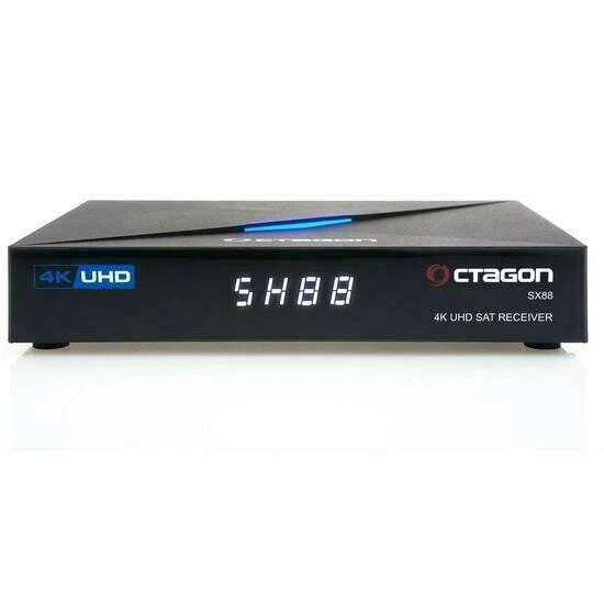 Octagon SX88 4K UHD S2+IP Sat-Receiver - Schwarz