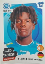 Luis Foege TVB 1898 Stuttgart collectible sticker handball Bundesliga 2020 2021