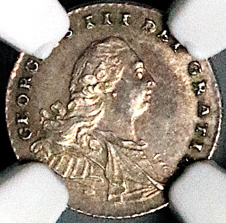 1792 NGC MS 62 George III Great Britain Penny Wire Money Silver Coin (25011202C) - Image 1 of 4