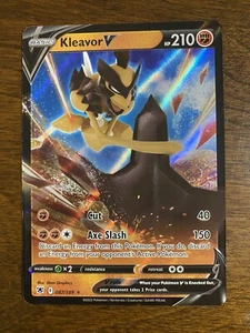 Kleavor V 087/189 Astral Radiance Ultra Rare Holo Pokémon NM Mint  - Picture 1 of 2