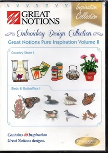 Colección de Diseño de Bordados Great Notions: Pure Inspiration Volume II (CD-ROM) - Imagen 1 de 2