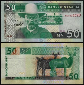 NAMIBIA 50 DOLLARI (P8a) N.D. (2003) Nuovo di zecca - Foto 1 di 1