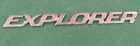 Ford EXPLORER Chrome Plastic Stick On Emblem Ford Explorer