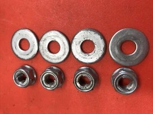 1985 HONDA ATC 250ES BIG RED ATC 250SX WHEEL LUG NUTS & WASHERS - Picture 1 of 4