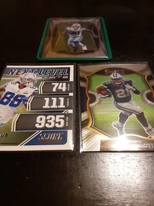 2020 Panini Select CeeDee Lamb & Elliott Premier Level lamb score nl22 3 cards - Picture 1 of 8