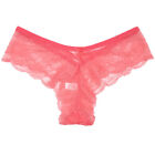 Women's Lace Miami Bikini Brazilian Briefs  Knickers Panties Gusset 6 8 10 12