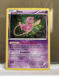 Mew Pokemon TCG XY Fates Collide 29/124 Holo Rare NM - Picture 1 of 3