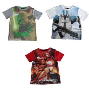 Kids boys Star Wars t-shirts - Picture 1 of 8