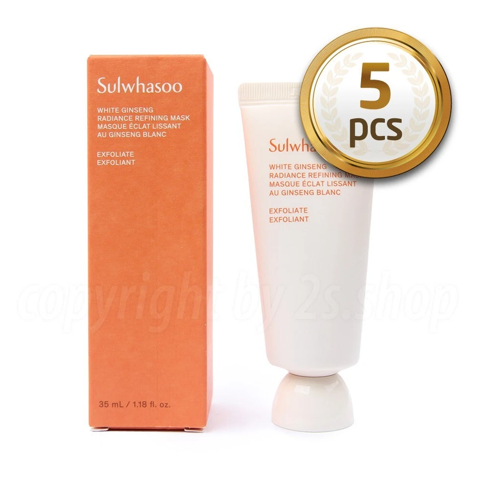 Sulwhasoo White Ginseng Radiance Refining Mask  30ml x 5pcs - Image 1 of 1