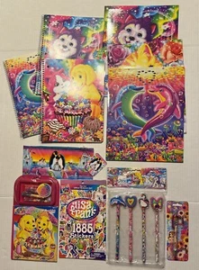 Lot of 11 New Lisa Frank Items Stickers Pencils Folders Spiral Notebooks See Des - Picture 1 of 9