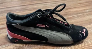 Puma Repli Cat niedrige schwarze und rosa Sneaker Damen Größe 7 - Bild 1 von 6