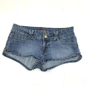 Pantalones cortos de mezclilla súper cortos para mujer Twenty One 21 de altura baja, talla 5 - Imagen 1 de 4