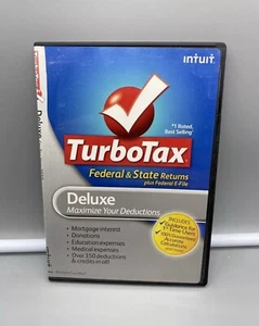 TurboTax Deluxe 2010 Federal + e-File Flawless/Tested - Picture 1 of 1