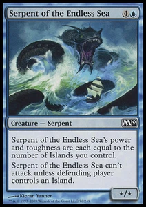 MTG 4x SERPENT OF THE ENDLESS SEA SERPE MARE INFINITO - Picture 1 of 1