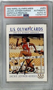 1992 Olympicards Hopefuls: Jackie Joyner-Kersee **PSA Auto 10 signed 'Jackie' - Picture 1 of 2