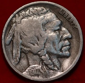 1917-D Denver Mint Buffalo Nickel - Picture 1 of 2