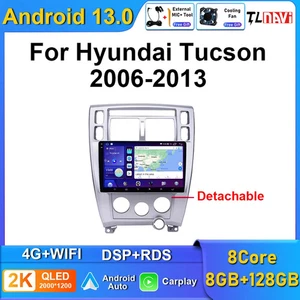 2000*1200 Android Auto Autoradio Player für Hyundai Tucson 2006-2013 GPS Carplay - Bild 1 von 48