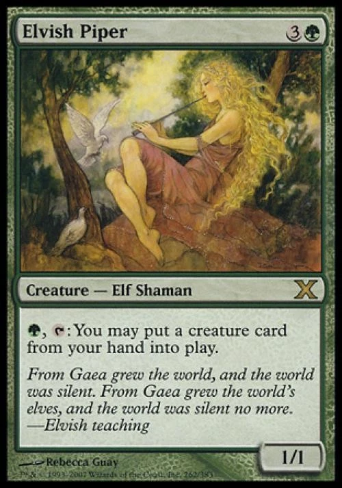 Elvish Piper -Foil Light Play MTG 10th Edition - Image 1 of 1