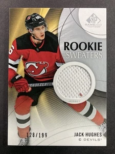 2019-20 SP Game Used Rookie Sweaters Jack Hughes /199 #RS-JG New Jersey Devils - Picture 1 of 2