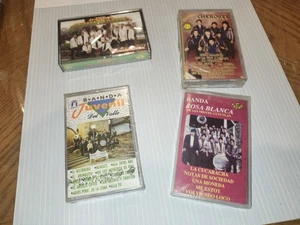 Bandas 4 Cassettes Originales Musica Mexicana Sealed New - Picture 1 of 6