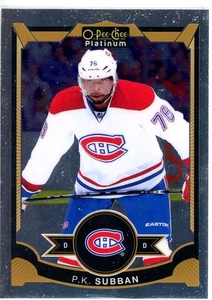 2015-16 O-Pee-Chee Platinum - P.K. Subban #80 - Picture 1 of 2