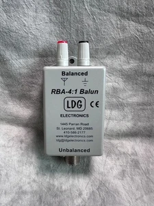 LDG RBA-4:1 Voltage Balun for Ladder Line and Random Wire Antennas, Handles 200W - Afbeelding 1 van 5