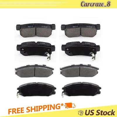 Front Rear Brake Pads Set for Hyundai Santa Fe 2.4L 2001-2002 2003 2004 2005 - Image 1 of 4