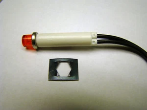 DYNACO HAFLER OTHERS RED NEON LAMP PANEL MOUNT  - Picture 1 of 1