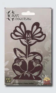 Embossingschablone Prägeschablone Schneideschablone Art Nouveau Blume 2152 - Picture 1 of 1