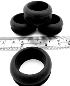 Ajuste de orificio de 1" - Buje de cableado de ojal de goma para panel de 1" orificio de 1/4", tiene identificación de 7/8" - Imagen 1 de 12