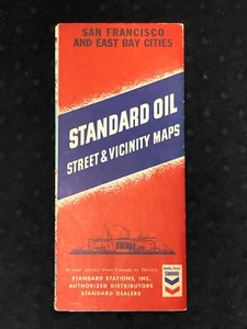 Vtg 1942 Standard Oil Street & Vicinity Maps - San Francisco and East Bay Cities - Picture 1 of 7