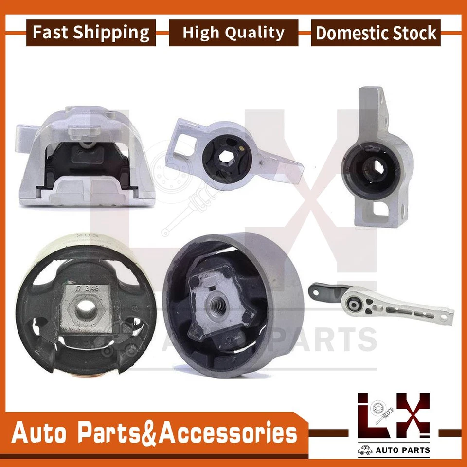 Anclaje 6 soportes de motor para VOLKSWAGEN GTI L4 2006-2009 anclaje de 2,0 L Foto 1 de 4