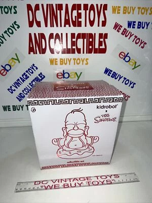 The Simpsons Homer Buddha Vermilion Red 7" Vinyl Figure LAST 1 !!  🔥 - Image 1 of 4