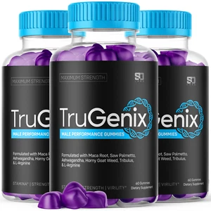 (3 Pack) TruGenix Gummies For Men - Advanced Formula Vitamin Supplement 180 Gums - Picture 1 of 6
