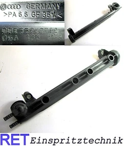 Einspritzleiste 06A133317A Audi A 3 VW Golf Skoda Oktavia 1,6 original - Bild 1 von 3
