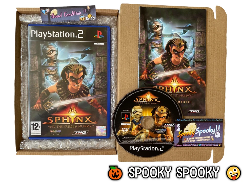 Sphinx and the Cursed Mummy PS2 - UK PAL GC CIB - High Quality Packing - Tracked - Image 1 of 4