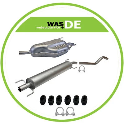 Auspuff Opel Astra H, Astra H GTC 1.6, 1.8 Auspuffanlage mit Anbausatz