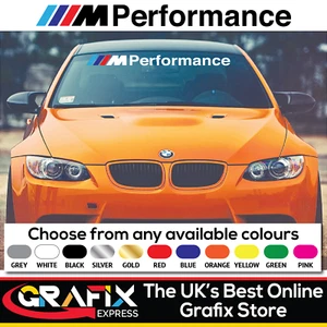 BMW M Performance Sticker Decal E46 E36 E60 E63 M2 M3 M4 X1 X3 Medium 60cm Wide - Picture 1 of 5