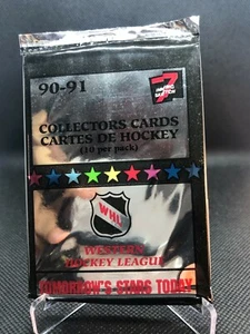 1990-91 7th Inning Stretch Western Hockey League - 1 paquete - 10 tarjetas por paquete - Imagen 1 de 6