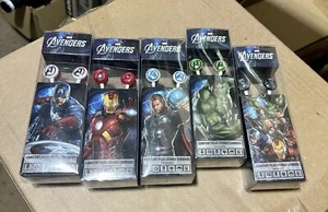 New Marvel Avengers ComfortPlus Stereo Earbuds Entire Set Of 5 Avengers Assemble - Picture 1 of 4